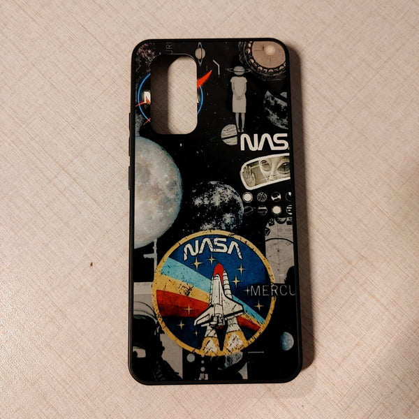 Vivo V19 - Nasa Design 2 - Premium Printed Glass soft Bumper shock Proof Case CS-23140