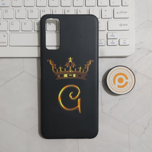 VIVO Y20/Y11S/Y12S/Y20A/Y20S/Y12A King G Alphabet -  Premium Printed Hard Case CS-25138