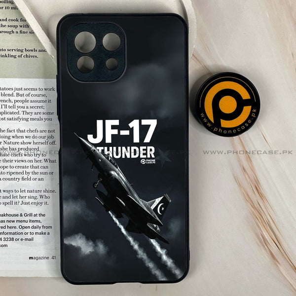 Xiaomi MI 11 Lite/ Xiaomi 11 Lite 5G NE  -  PAF JF -17 Thunder Design 3 - Premium Printed Glass soft Bumper Shock Proof Case