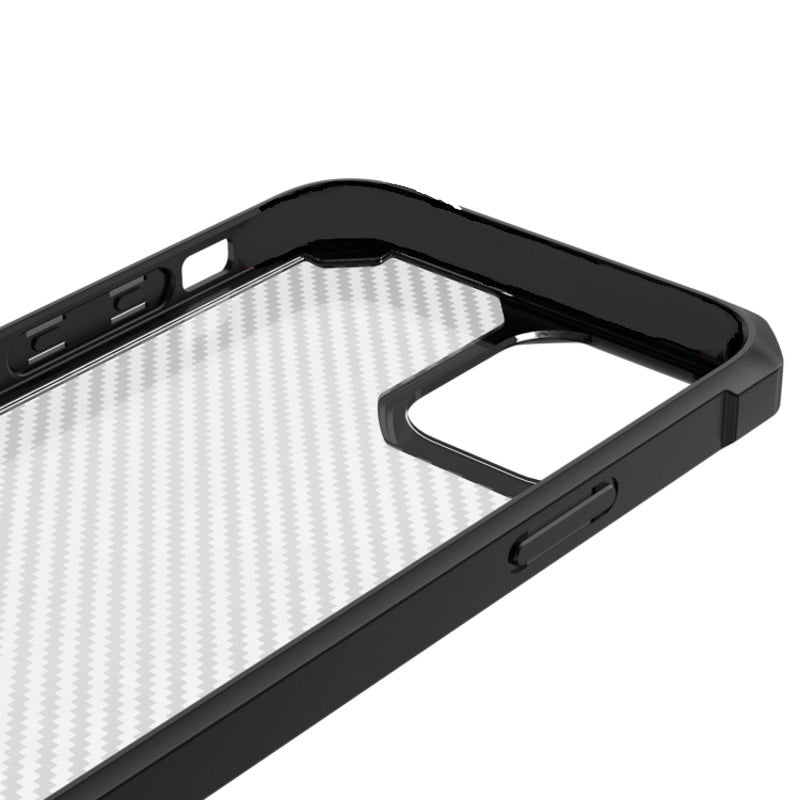 iPhone 12 Pro Max Original Gold Shield Branded Carbon Fiber Feel Army Grade Shock Proof Case