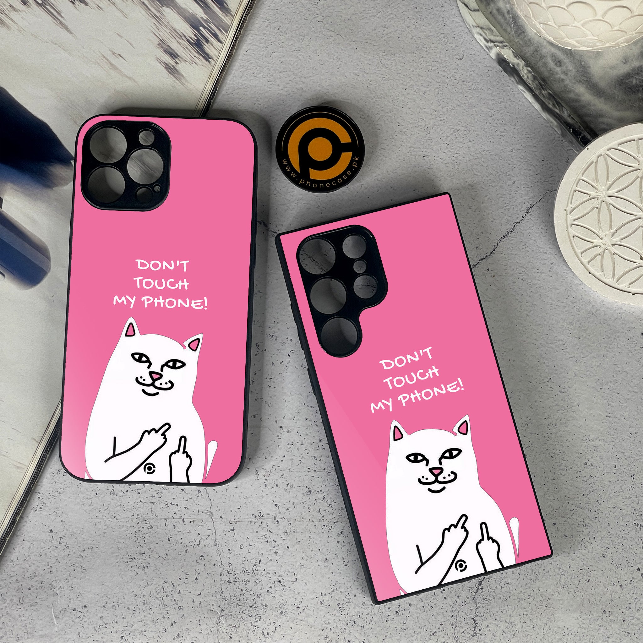 Don't Touch My Phone - Premium Metal Phone Case All Models