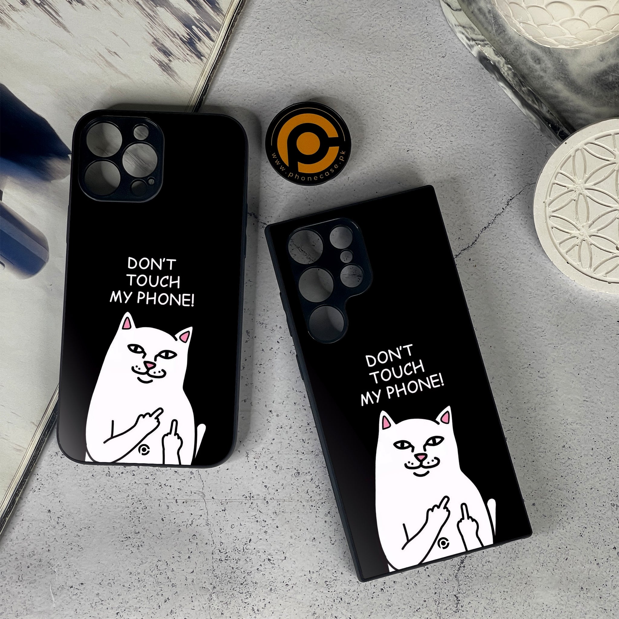 Don't Touch My Phone - Premium Metal Phone Case All Models
