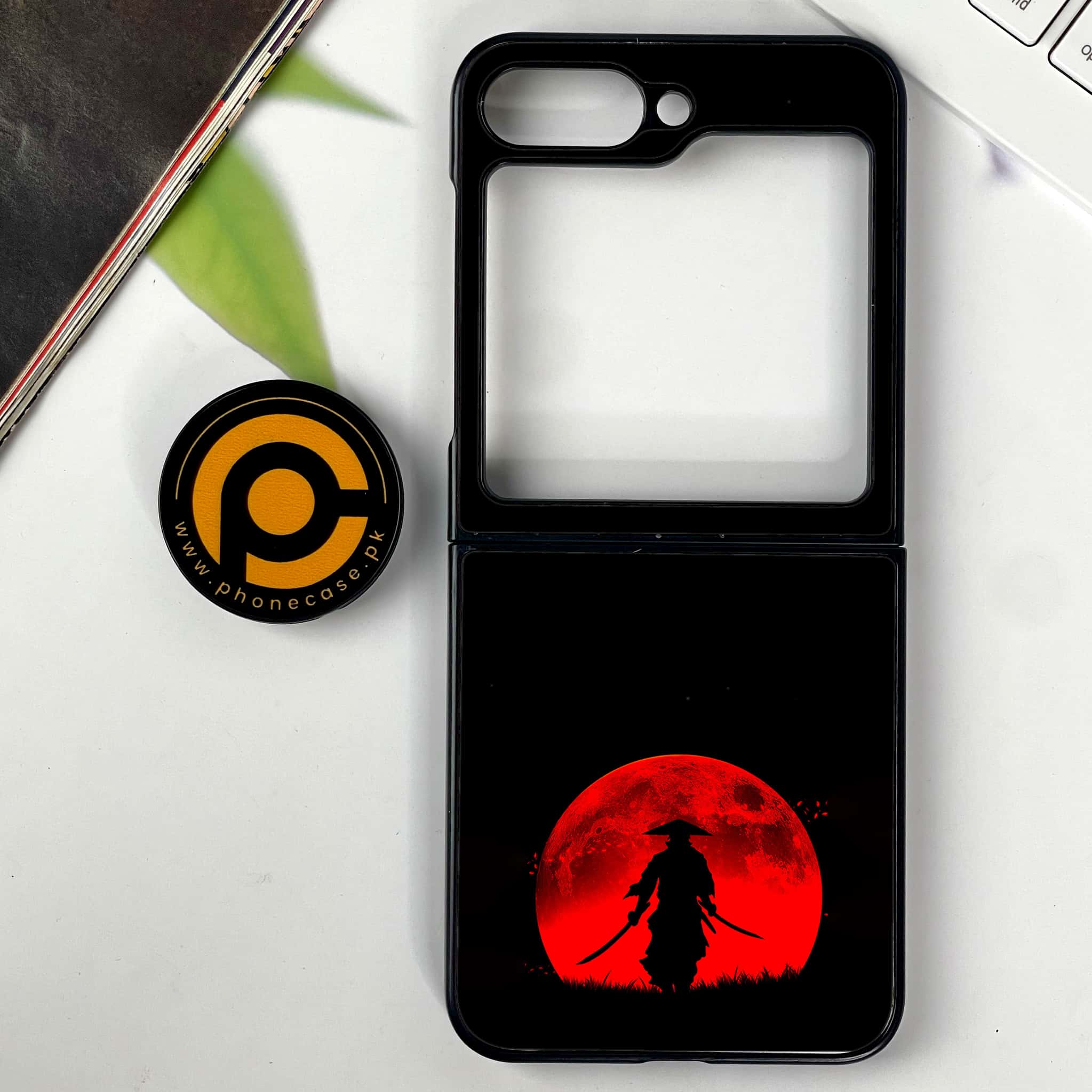 Galaxy Z Flip 7 - Ninja Series - Premium Metal Printed soft Bumper shock Proof Case