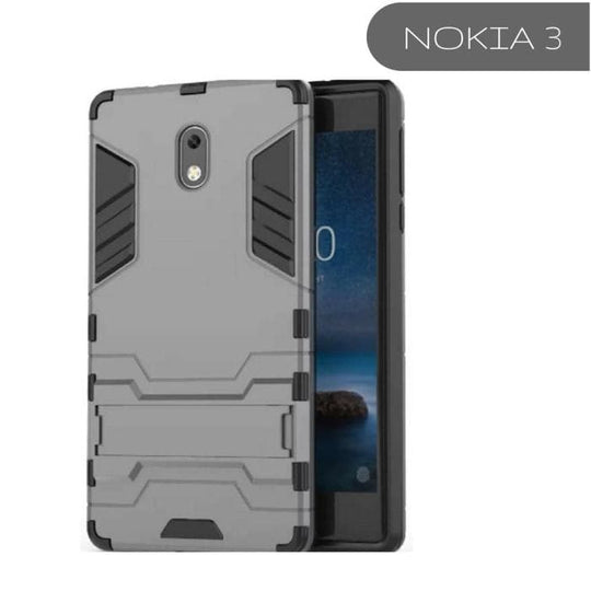 Nokia 3 Hybrid TPU+PC Iron Man Armor Shield Case