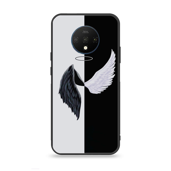 OnePlus 7T - Angel Wings 2.0 Design 5 - Premium Metal Printed soft Bumper Shock Proof Case CS-9685 CS-36045