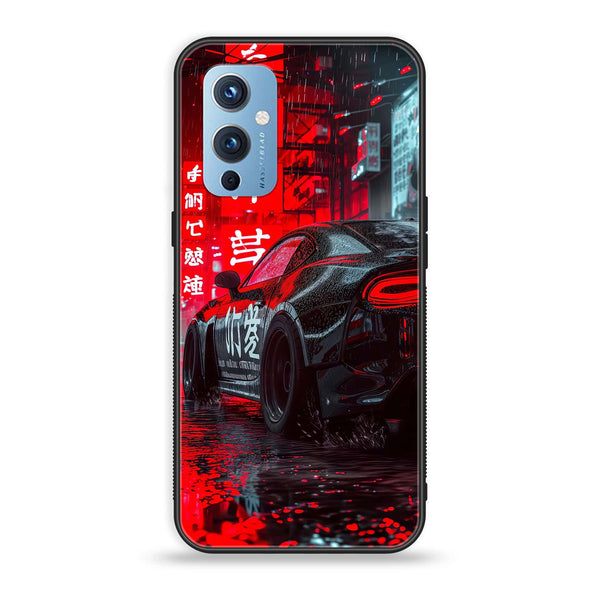 OnePlus 9 -  Tokyo Dark Night  - Premium Metal Printed soft Bumper Shock Proof Case CS-32587