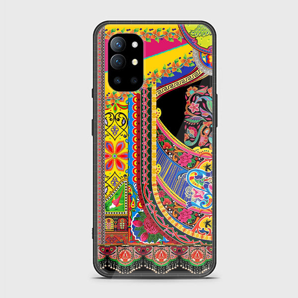 OnePlus 9R - Truck Art Treasure  - Premium Metal Printed soft Bumper Shock Proof Case CS-32093