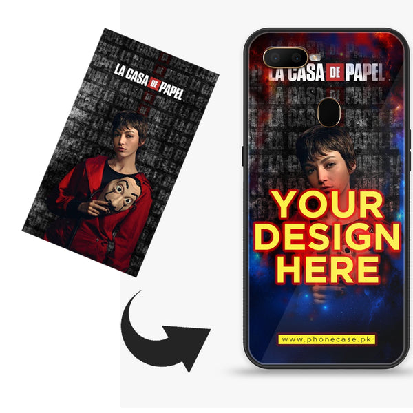 Oppo A7 - Customize your own - Premium Metal Printed soft Bumper shock Proof Case