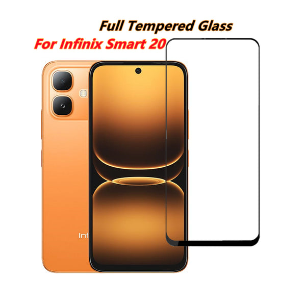 Infinix Smart 20 - 11D Full Curved Electrostatic Absorption Tempered Glass Protector