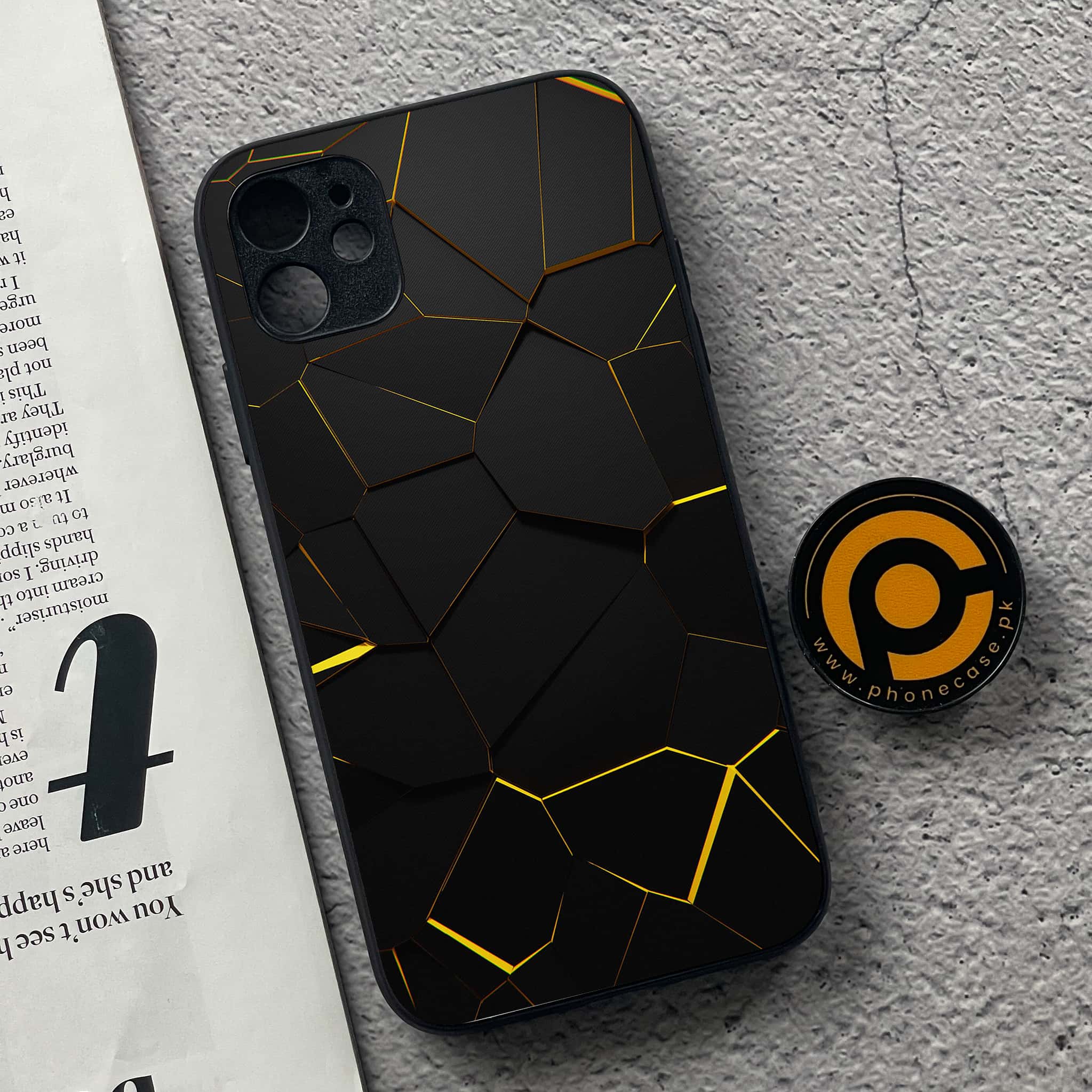 iPhone 11  3D Designs  Premium Printed Glass soft Bumper shock Proof Case