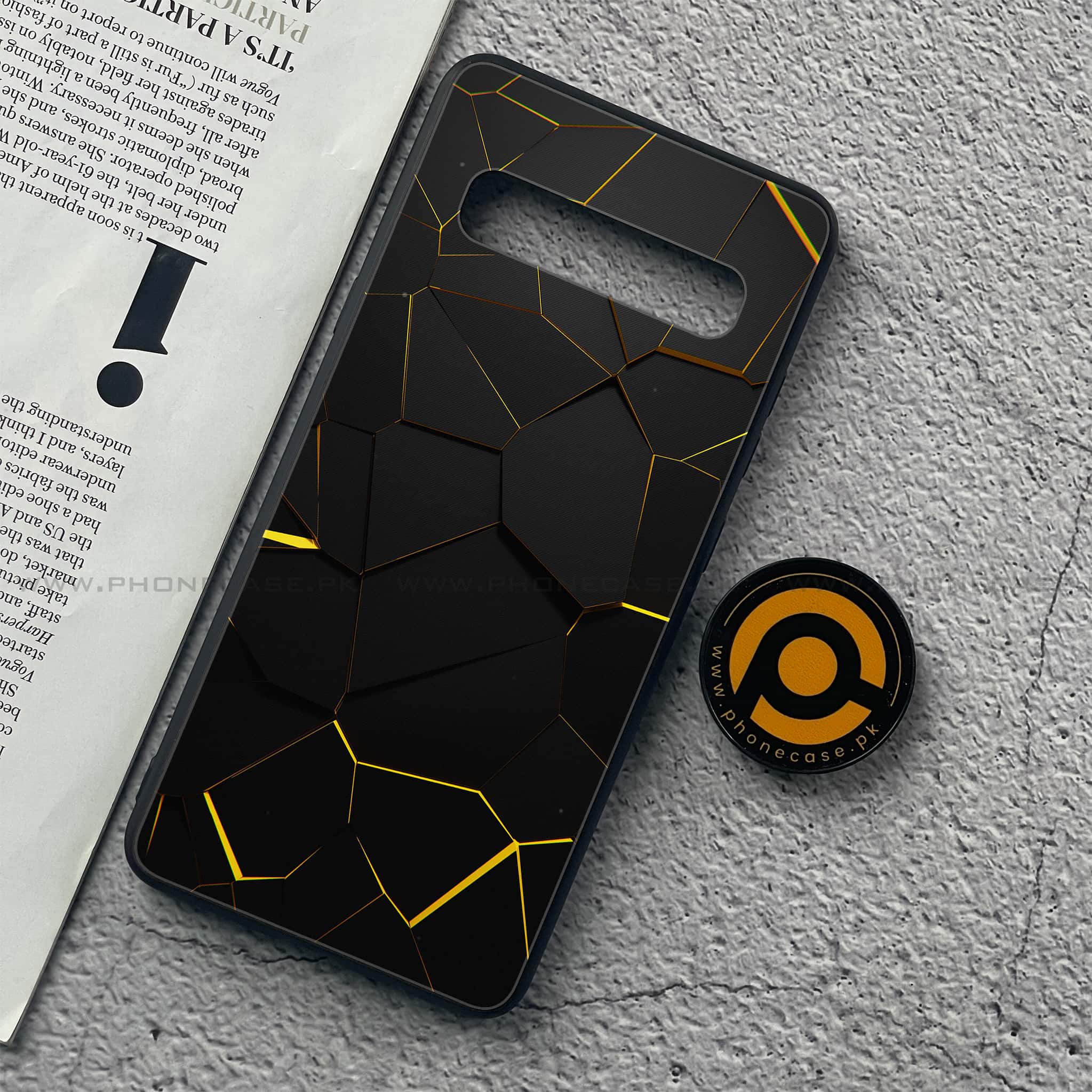 Samsung Galaxy S10 5G  - 3D Design - Premium Printed Glass soft Bumper shock Proof Case