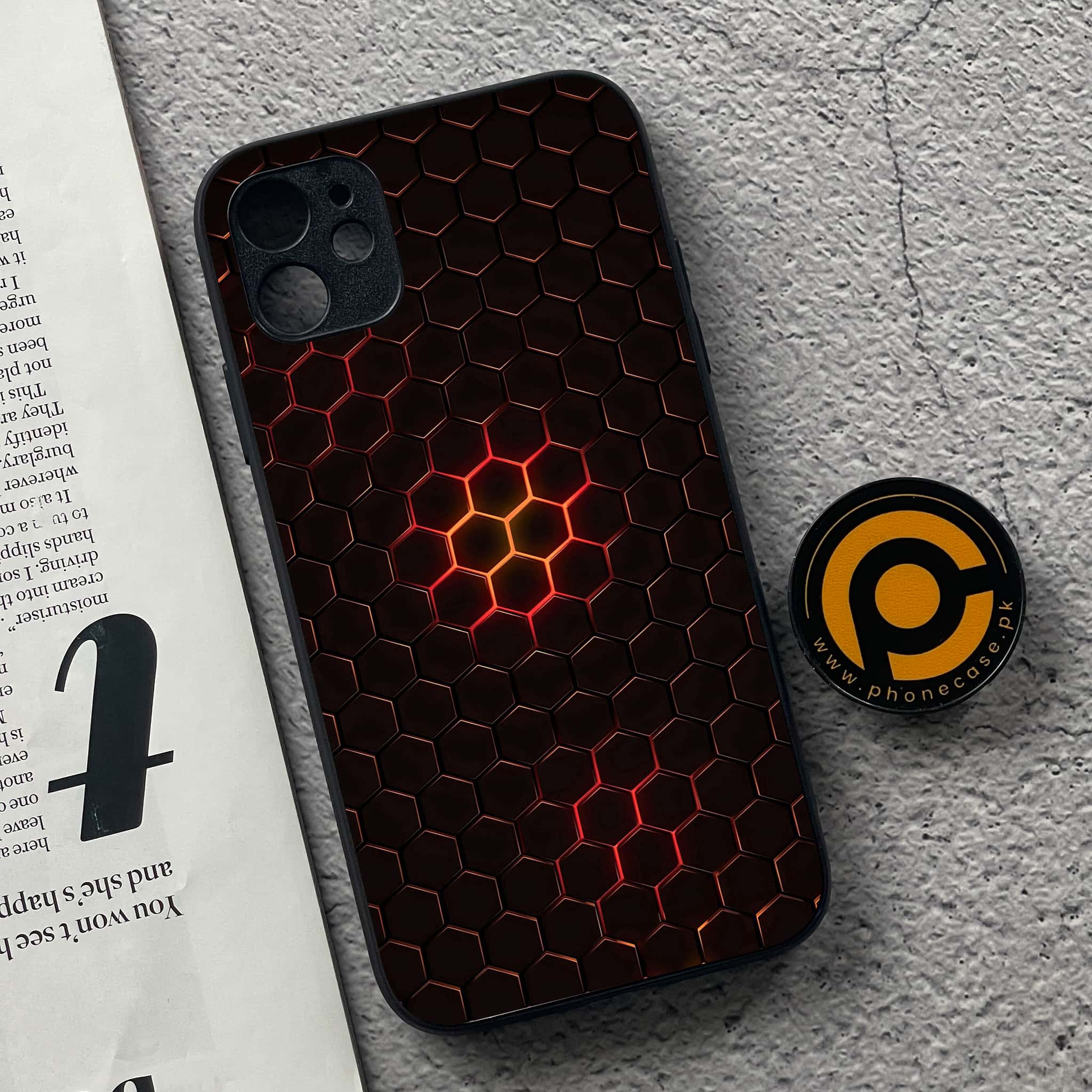 iPhone 11  3D Designs  Premium Printed Glass soft Bumper shock Proof Case
