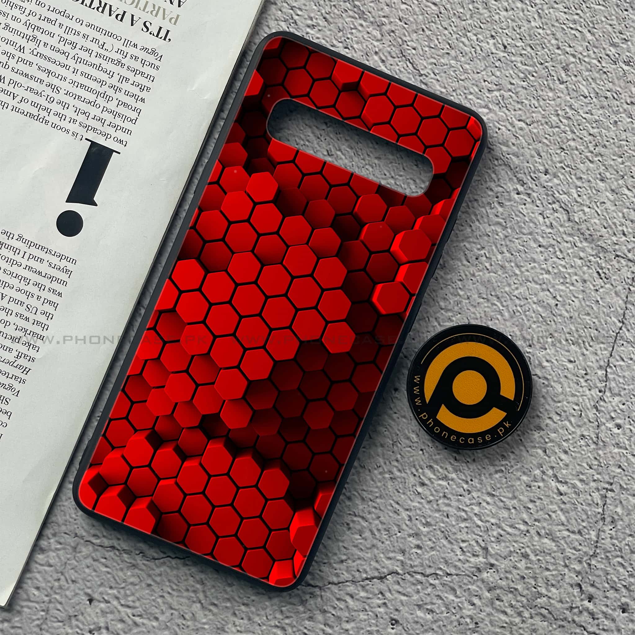 Samsung Galaxy S10 5G  - 3D Design - Premium Printed Glass soft Bumper shock Proof Case