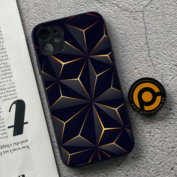 iPhone 11  3D  Design 6   Premium Metal Printed soft Bumper shock Proof Case  CS-31879 CS-34785