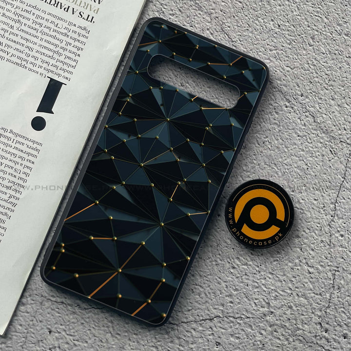 Samsung Galaxy S10 5G  - 3D Design 8   - Premium Printed Glass soft Bumper shock Proof Case  CS-32920