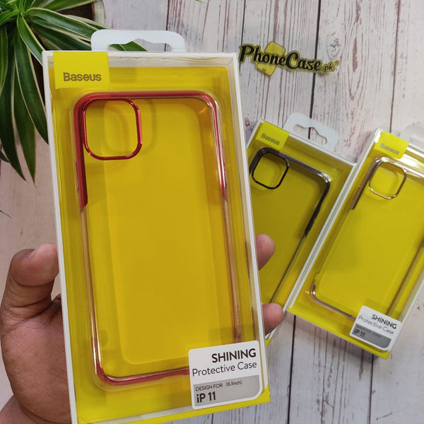 iPhone 11 Clear Baseus Electroplated Case