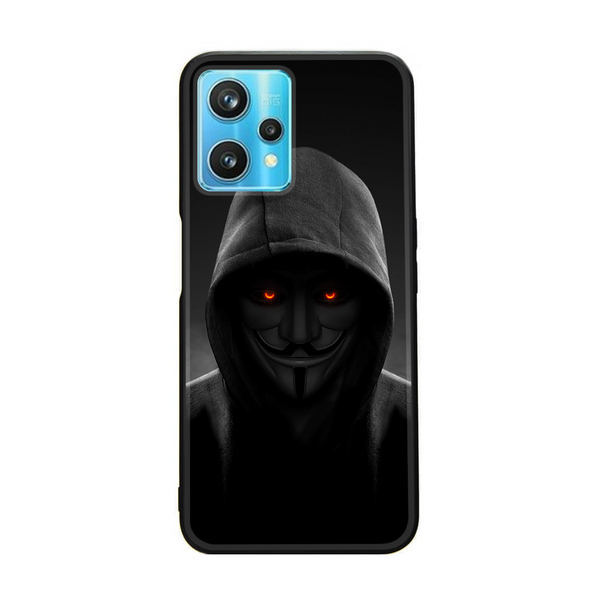 Realme 9 Pro Plus / Realme 9 4g  - Anonymous 2.0 Design 4 - Premium Metal Printed soft Bumper Shock Proof Case CS-19918