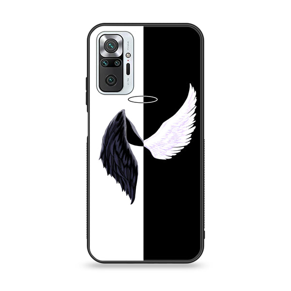 Xiaomi Redmi Note 10 Pro/Note 10 Pro Max - Angel Wings 2.0 Design 5 - Premium Metal  Printed soft Bumper shock Proof Case  CS-34480