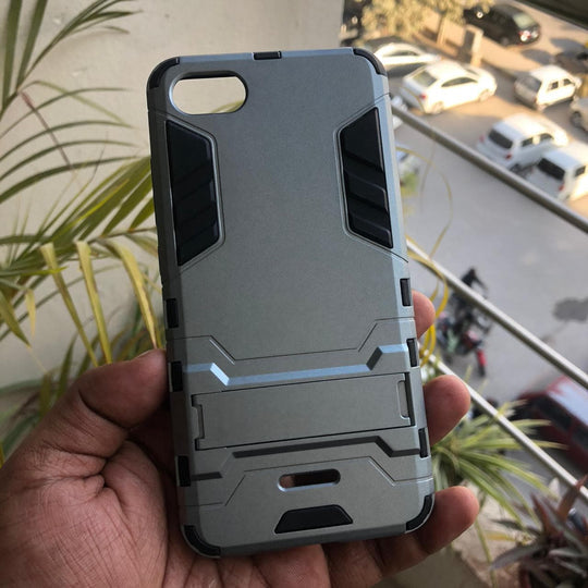 Redmi 6A Hybrid TPU+PC Iron Man Armor Shield Case