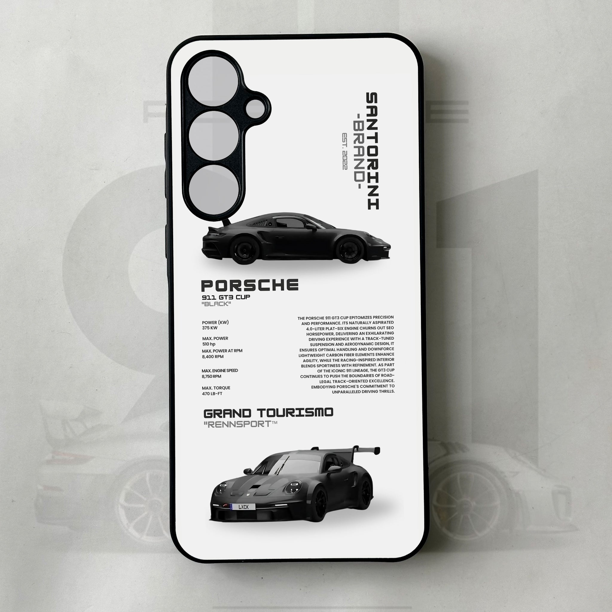 GT3 Cup Rennsport - HQ Ultra Shine Premium Metal Phone Case All Models