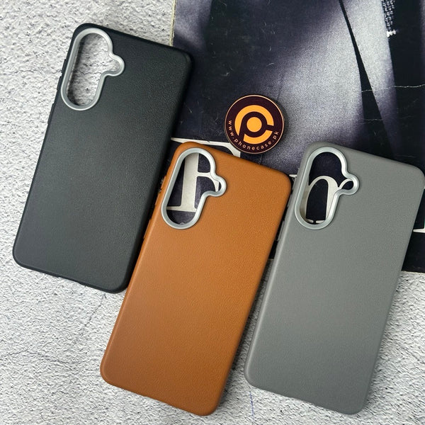 Samsung Galaxy A57 5G - Soft Leather Texture Slim TPU Case