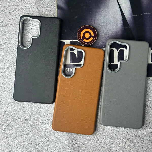 Samsung Galaxy S26 Ultra - Soft Leather Texture Slim TPU Case