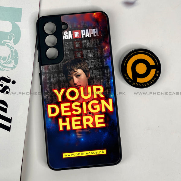 Samsung Galaxy S21- Customize your own - Premium Metal Printed soft Bumper shock Proof Case
