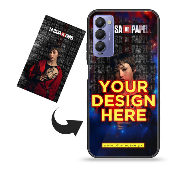 Tecno Camon 18T - Customize your own - Premium Metal Printed soft Bumper shock Proof Case