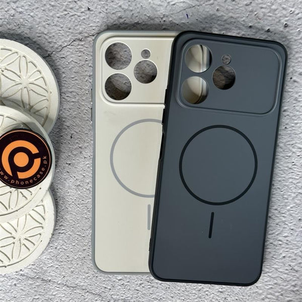 Tecno Spark 40 4G - SilkTouch Premium Matte Silicone Protective Case