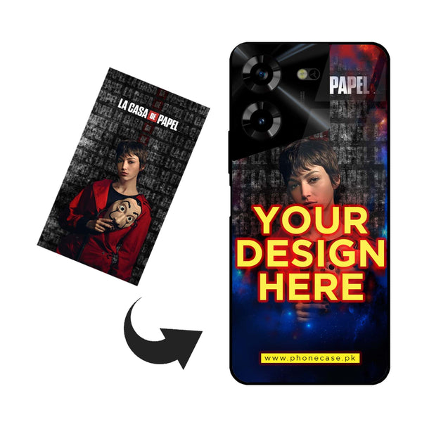 Tecno Pova 5 Pro - Customize your own - Premium Metal Printed soft Bumper shock Proof Case