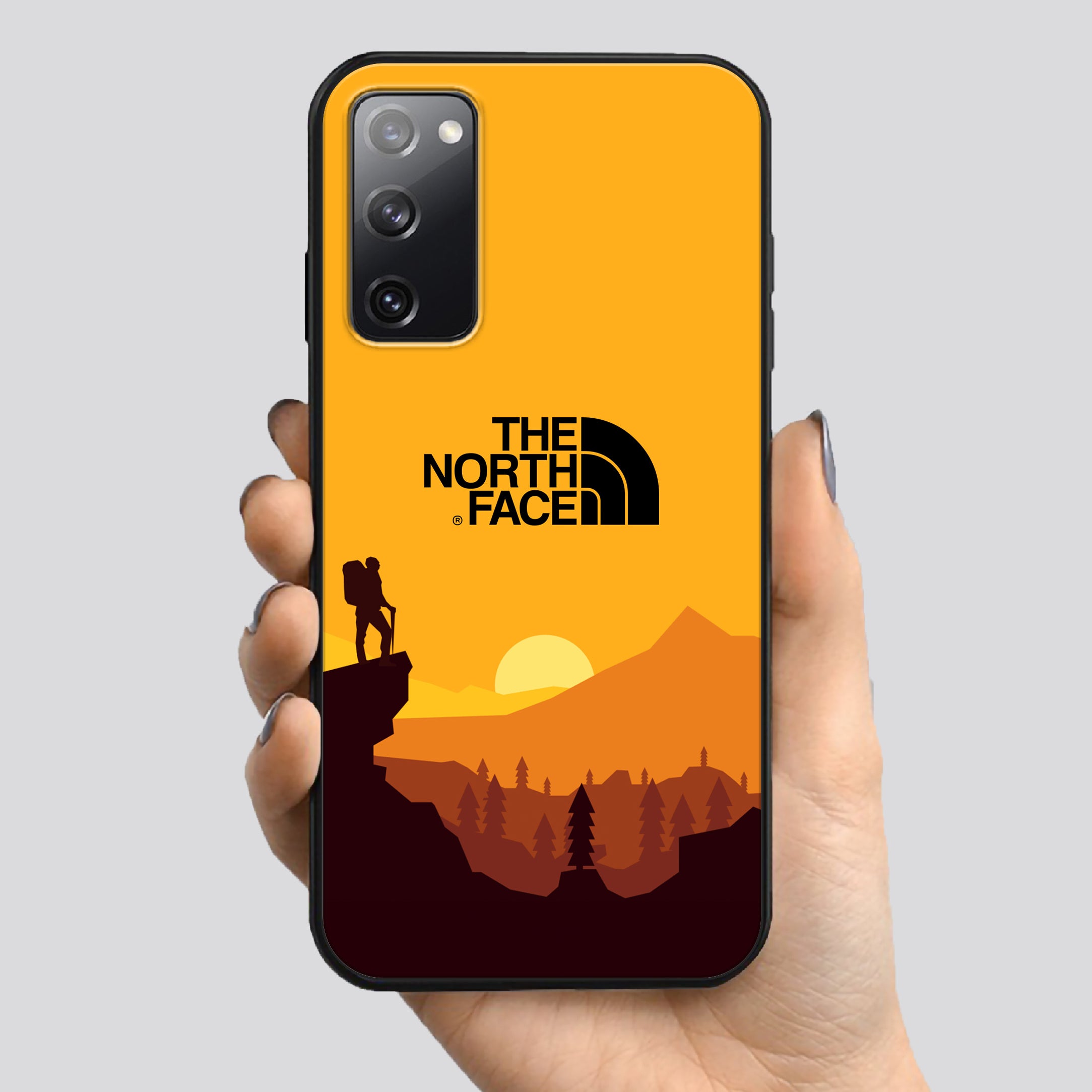 The North Face Series - HQ Ultra Shine Premium Glass Phone Case All Models