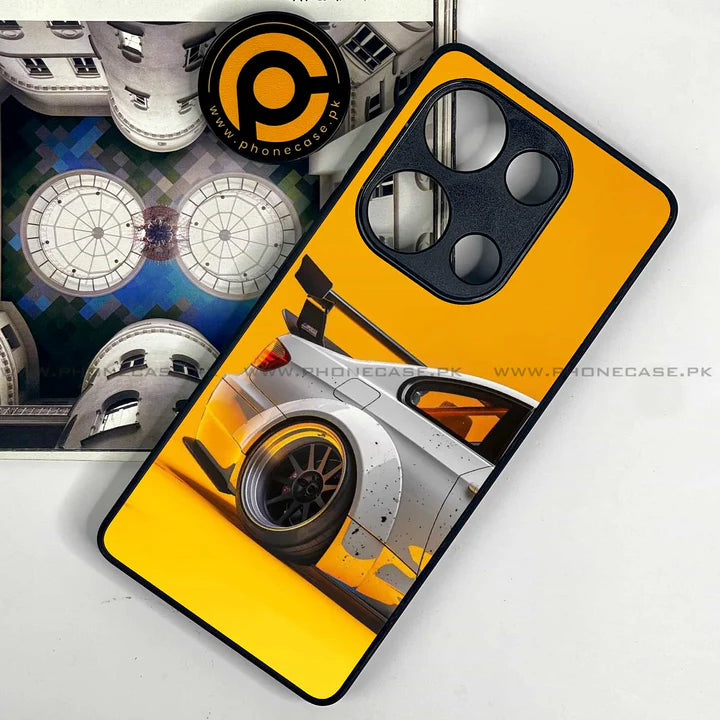 Oppo Reno 13 - M3 GT2 Racing Car - Premium Metal Printed Soft Bumper Shockproof Case CS-49190
