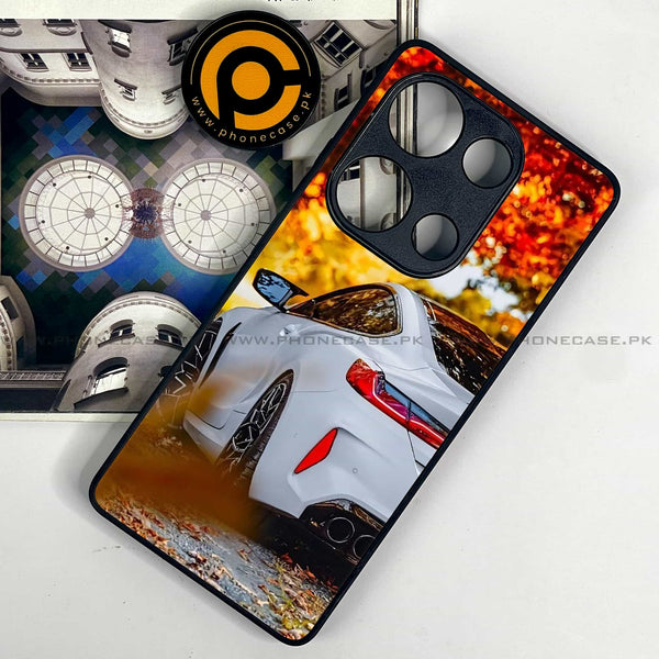 Pearl White Racing Car Premium Glossy Phone Case All Models