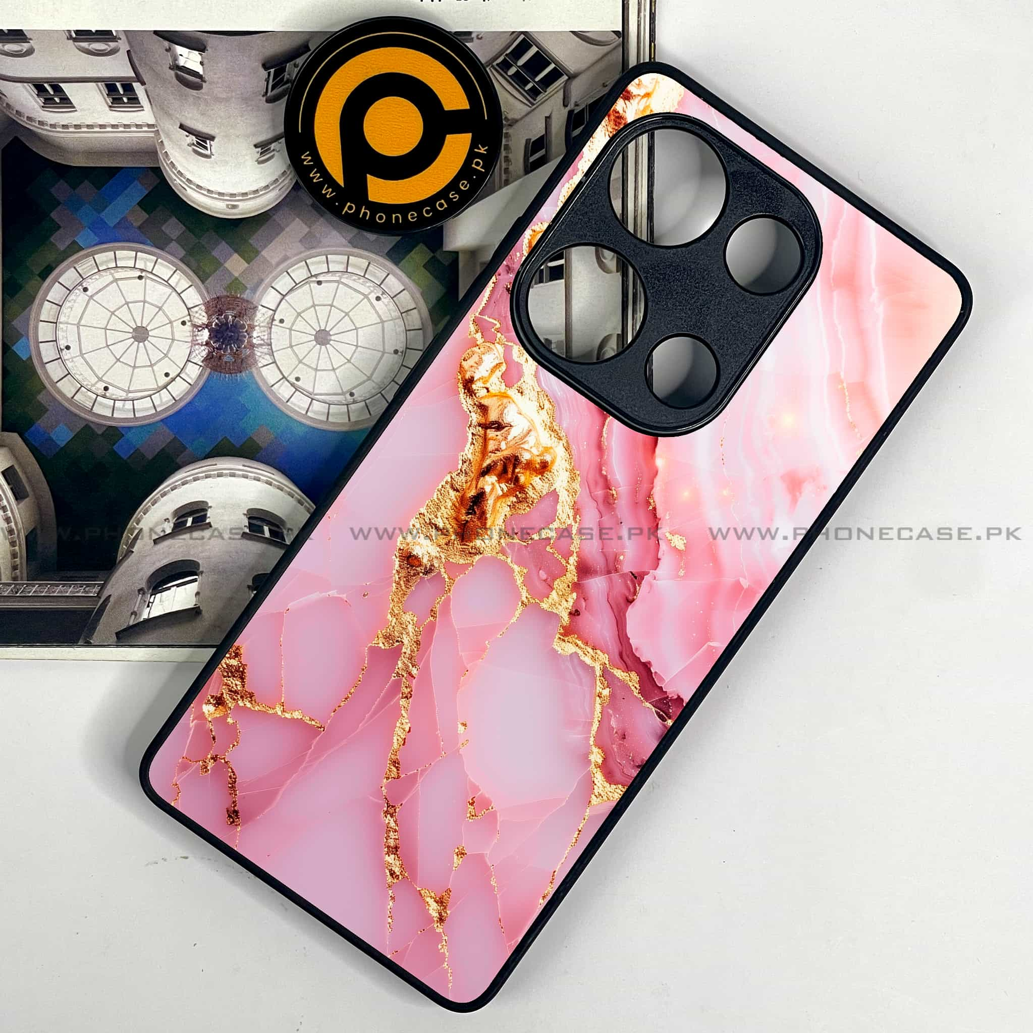 Pink Marble 2.0 Sereis Premium Glossy Phone Case All Models