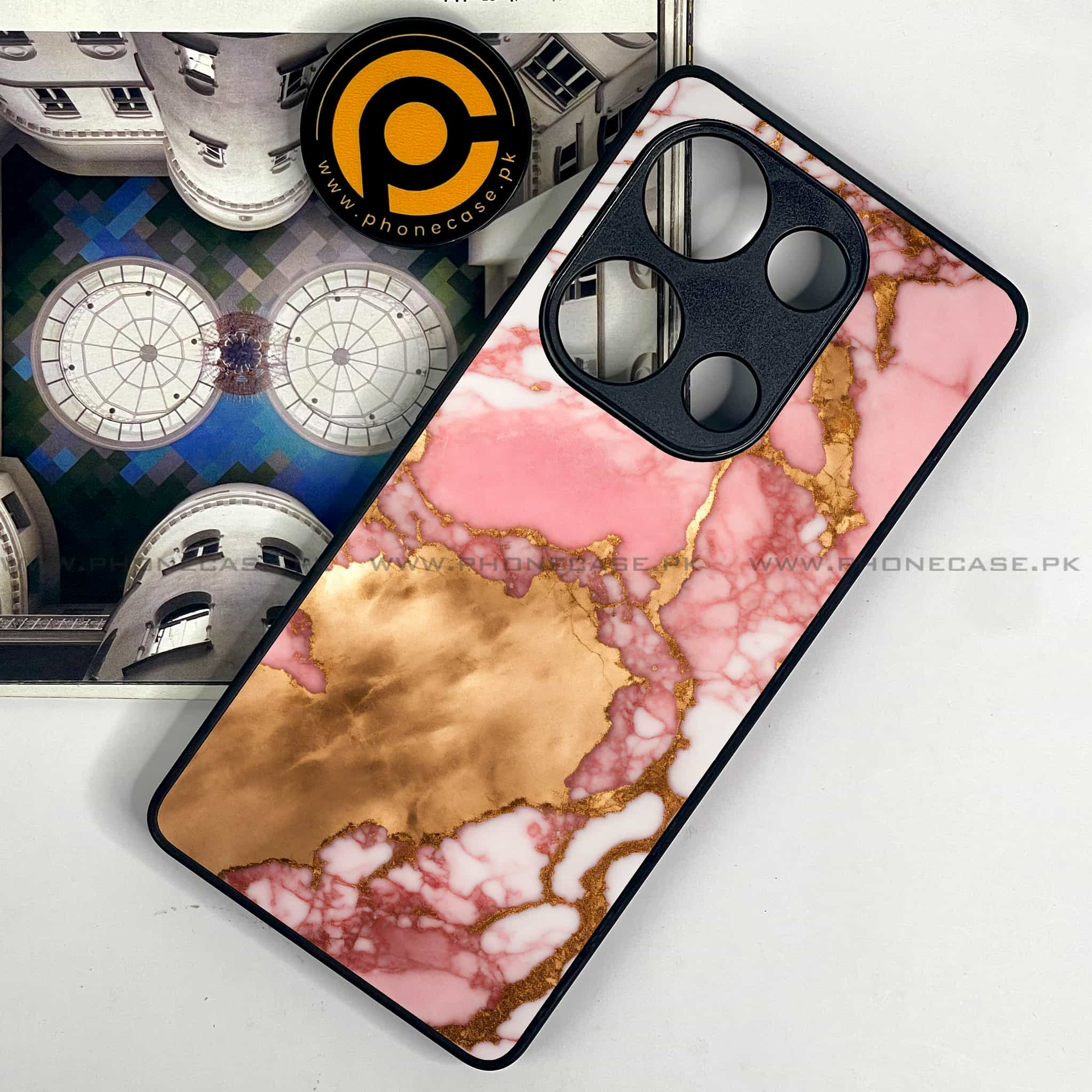 Pink Marble 2.0 Sereis Premium Glossy Phone Case All Models