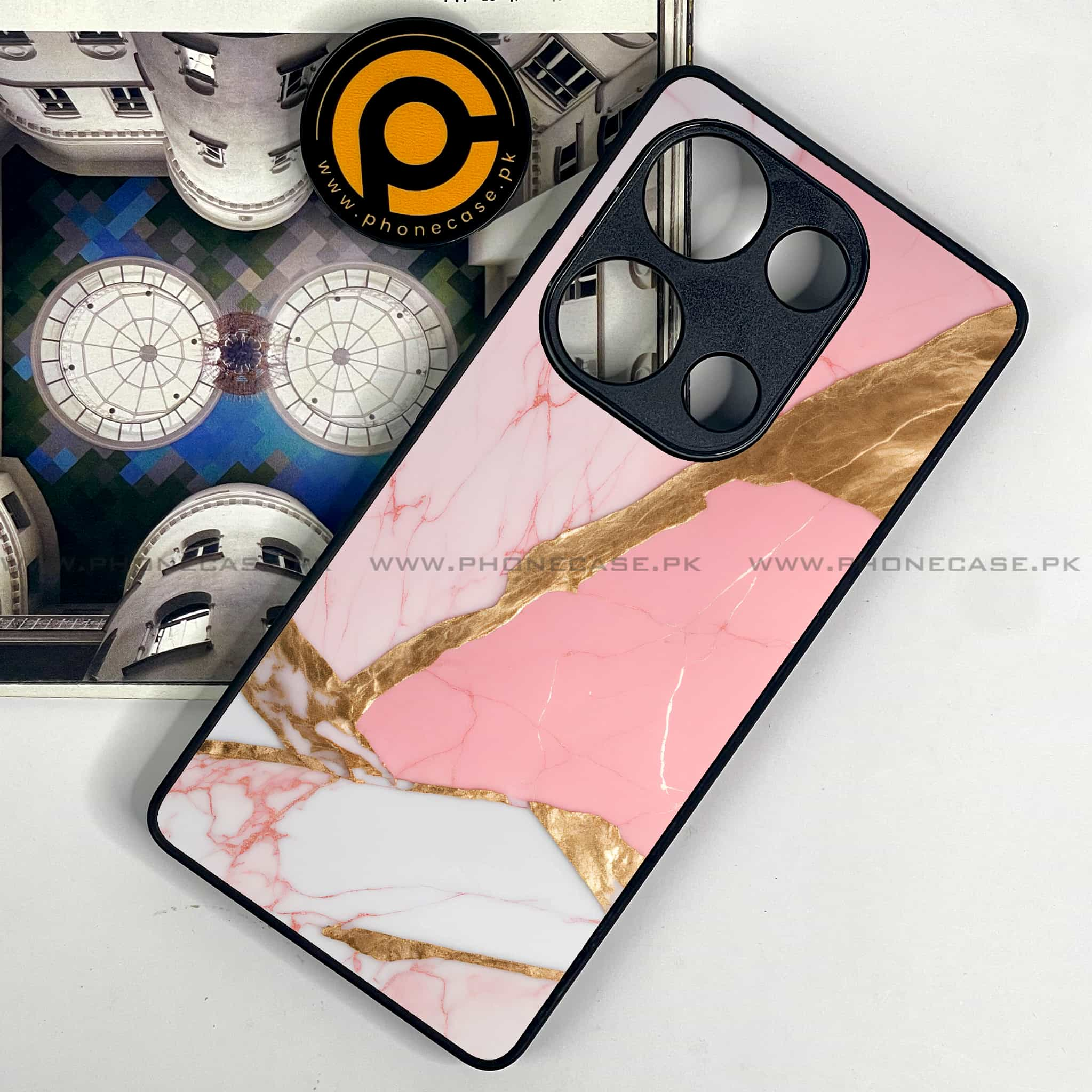 Pink Marble 2.0 Sereis Premium Glossy Phone Case All Models