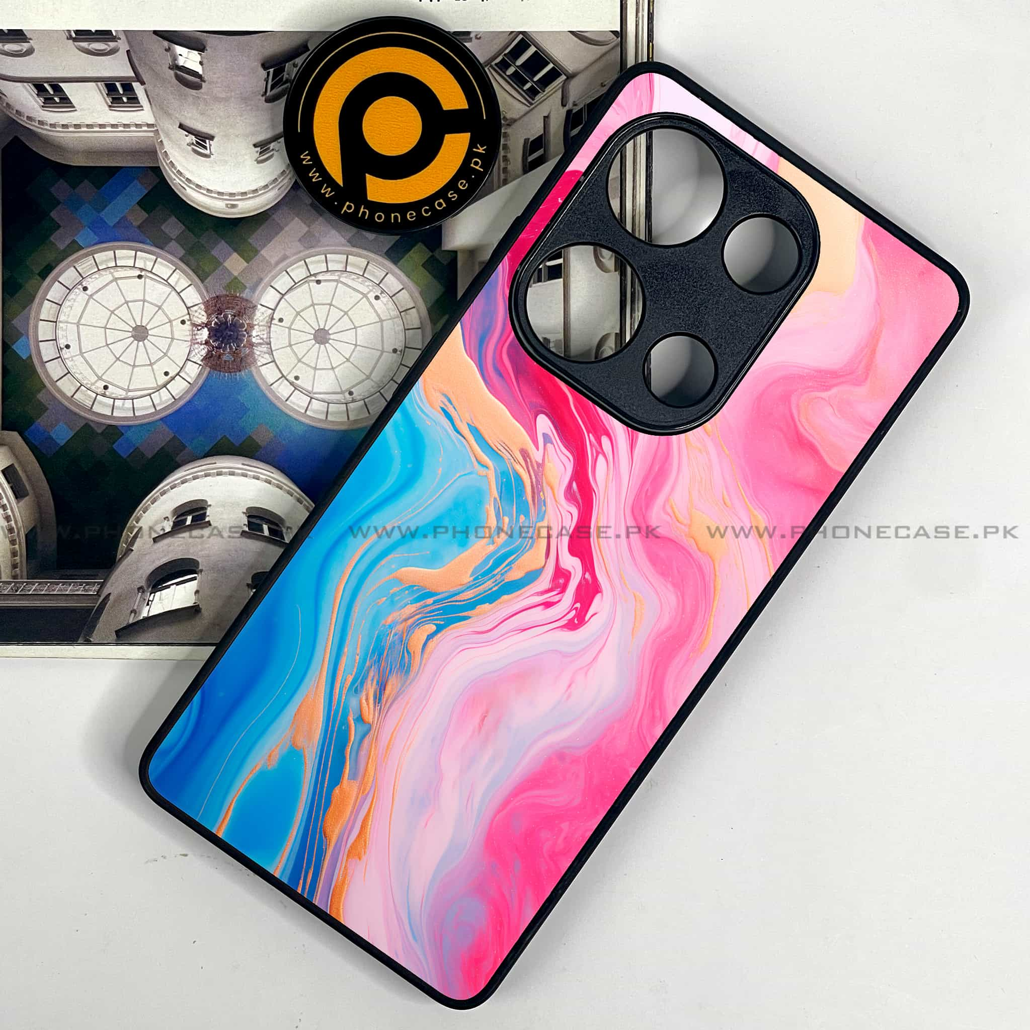 Pink Marble 2.0 Sereis Premium Glossy Phone Case All Models