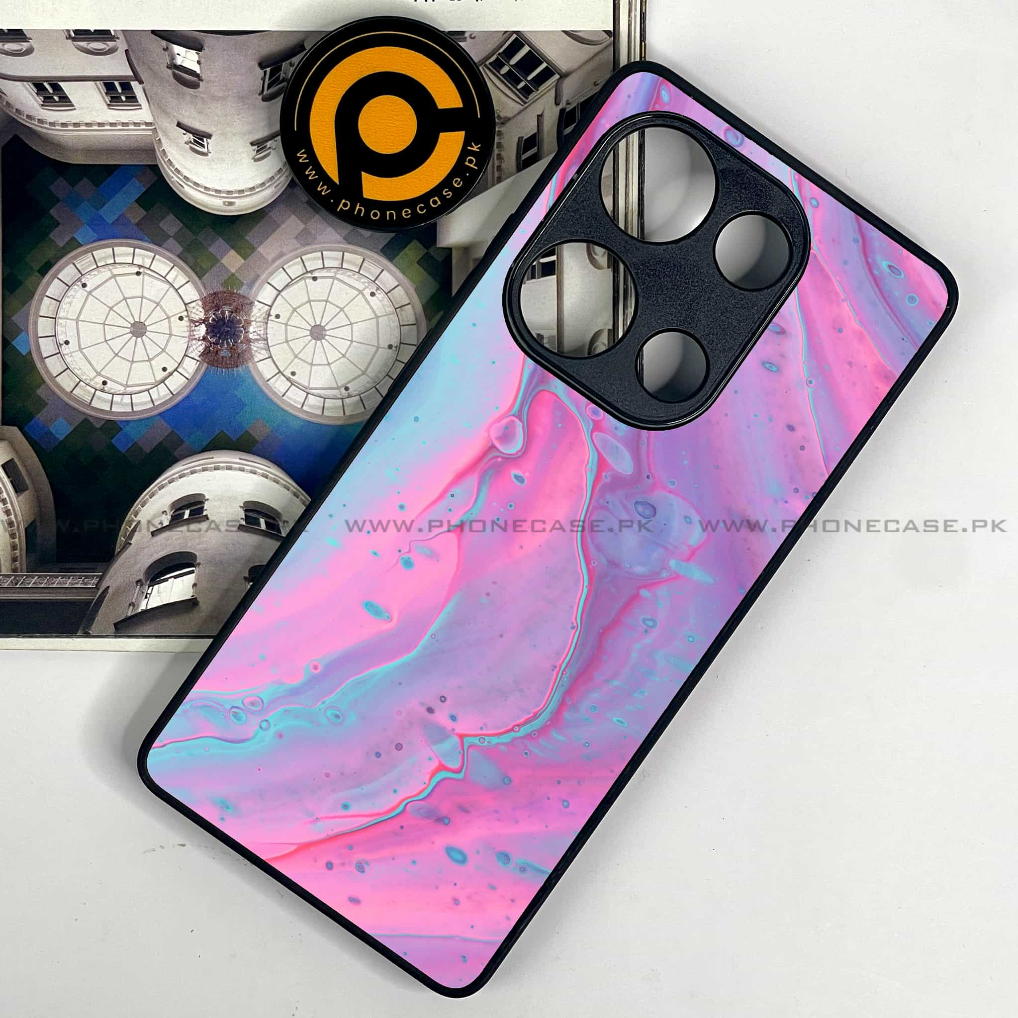 Pink Marble 2.0 Sereis Premium Glossy Phone Case All Models