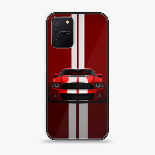 Samsung Galaxy S10 Lite - Red Mustang - Premium Printed Glass soft Bumper Shock Proof Case