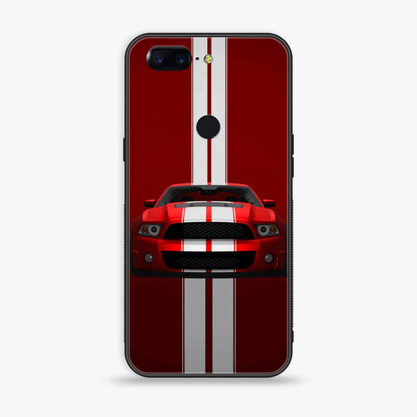 OnePlus 5T - Muscle Racing Car - Premium Metal Printed soft Bumper Shock Proof Case