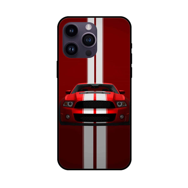 iPhone 12 Pro - Muscle Racing Car - Premium Metal Printed soft Bumper shock Proof Case