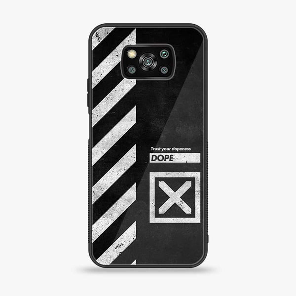 Xiaomi Poco X3 - Trust Your Dopeness - Premium Printed Glass soft Bumper Shock Proof Case CS-10466