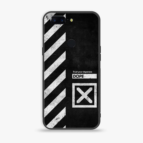 OnePlus 5T - Trust Your Dopeness - Premium Printed Glass soft Bumper Shock Proof Case