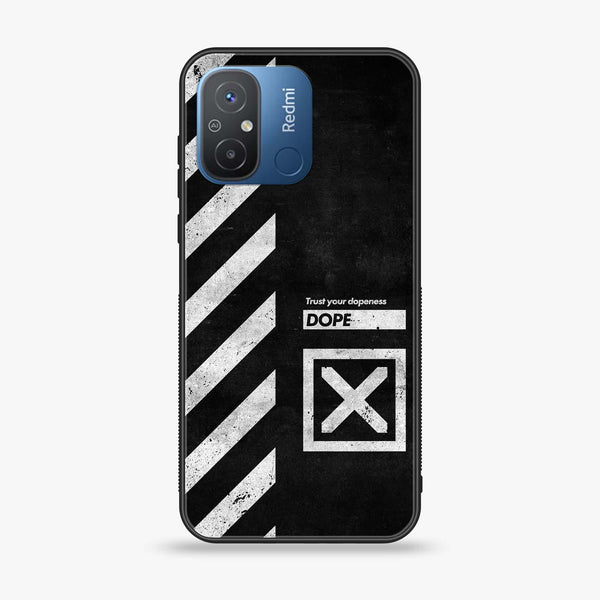 Xiaomi Redmi 12C - Trust Your Dopeness - Premium Printed Glass soft Bumper Shock Proof Case CS-10060