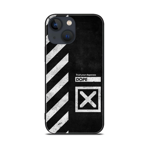 iPhone 14 - Trust Your Dopeness - Premium Printed Glass soft Bumper shock Proof Case