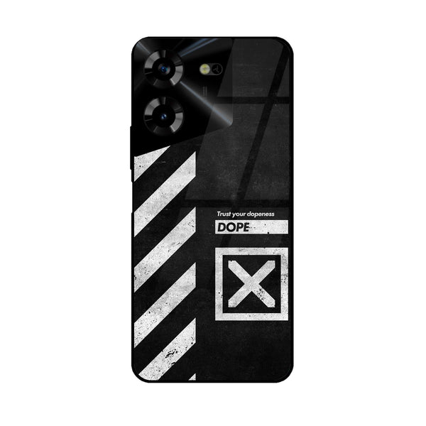 Tecno Pova 5 - Trust Your Dopeness - Premium Printed Glass soft Bumper Shock Proof Case CS-22757