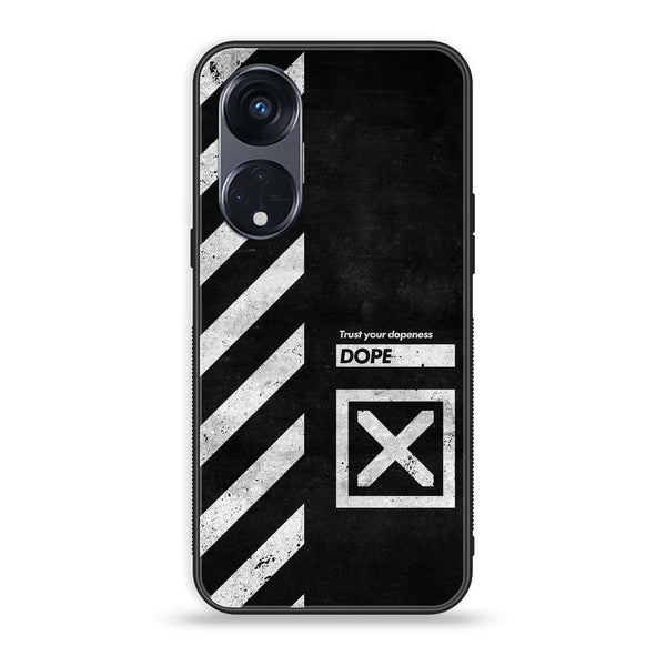 OPPO Reno 8T 5G - Trust Your Dopeness - Premium Metal  Printed soft Bumper shock Proof Case CS-27836