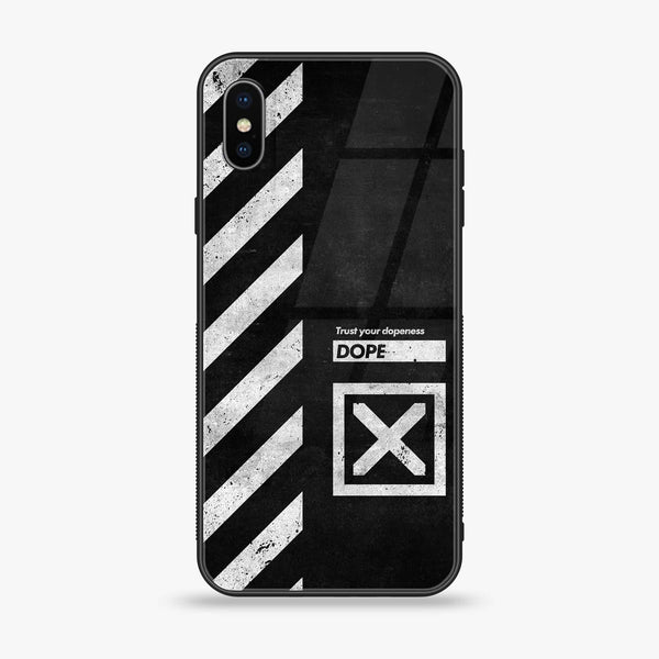 iPhone X/XS - Trust Your Dopeness - Premium Printed Glass soft Bumper shock Proof Case
