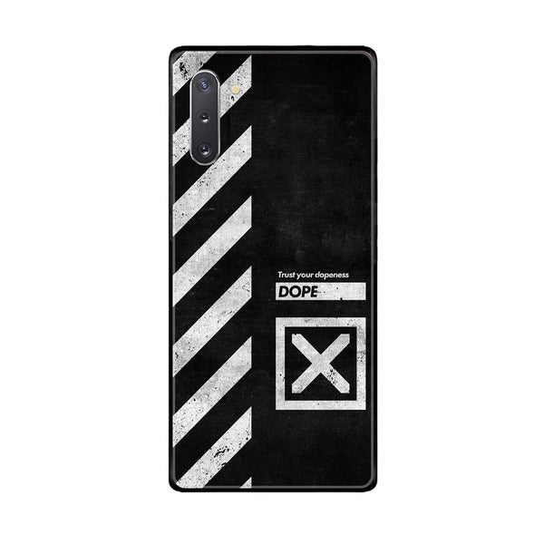 Samsung Galaxy Note 10 5G - Trust Your Dopeness - Premium Printed Glass soft Bumper Shock Proof Case