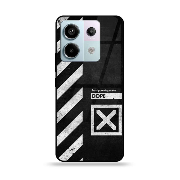 Redmi Note 13 - Trust Your Dopeness - Premium Metal Printed soft Bumper shock Proof Case
